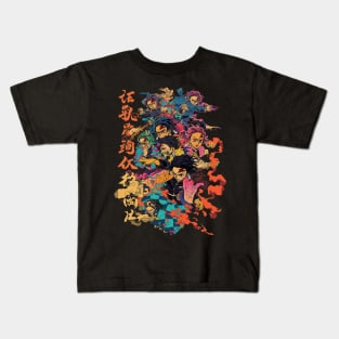 Demon Slayer Heroic Highlights Kids T-Shirt